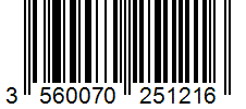 Barcode 3560070251216