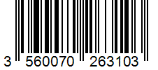 Barcode 3560070263103