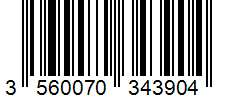 Barcode 3560070343904