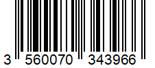 Barcode 3560070343966