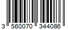 Barcode 3560070344086
