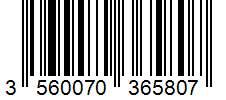 Barcode 3560070365807