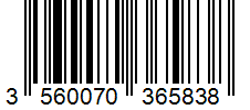 Barcode 3560070365838