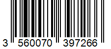 Barcode 3560070397266