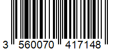 Barcode 3560070417148