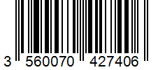 Barcode 3560070427406