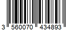 Barcode 3560070434893