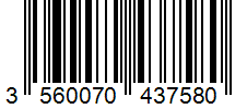 Barcode 3560070437580