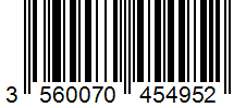 Barcode 3560070454952