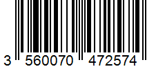 Barcode 3560070472574