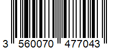 Barcode 3560070477043