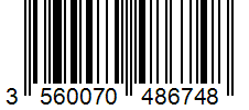 Barcode 3560070486748