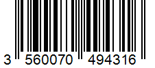 Barcode 3560070494316