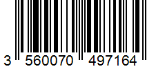 Barcode 3560070497164