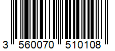 Barcode 3560070510108