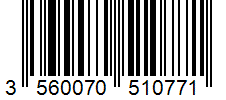 Barcode 3560070510771