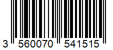 Barcode 3560070541515
