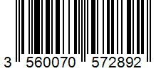 Barcode 3560070572892