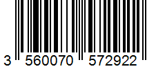 Barcode 3560070572922