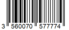 Barcode 3560070577774