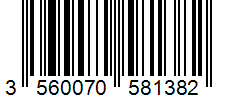 Barcode 3560070581382
