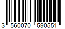 Barcode 3560070590551