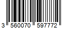 Barcode 3560070597772