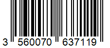 Barcode 3560070637119