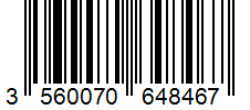 Barcode 3560070648467