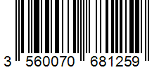 Barcode 3560070681259