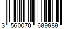 Barcode 3560070689989