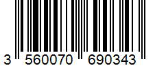 Barcode 3560070690343