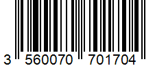 Barcode 3560070701704