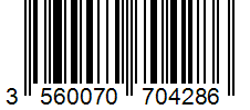 Barcode 3560070704286