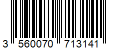 Barcode 3560070713141