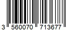 Barcode 3560070713677