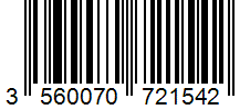 Barcode 3560070721542