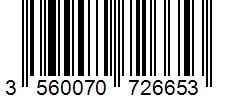 Barcode 3560070726653