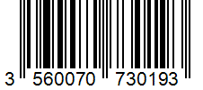 Barcode 3560070730193