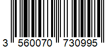 Barcode 3560070730995