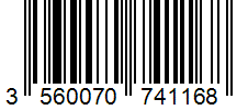 Barcode 3560070741168
