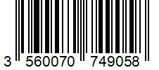 Barcode 3560070749058