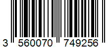 Barcode 3560070749256