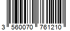 Barcode 3560070761210