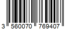 Barcode 3560070769407