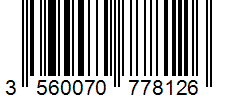 Barcode 3560070778126