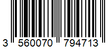Barcode 3560070794713