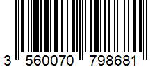Barcode 3560070798681