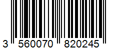 Barcode 3560070820245