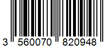 Barcode 3560070820948
